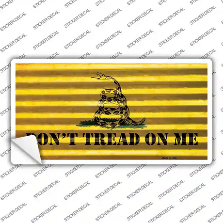 Dont Tread On Me Novelty Sticker Decal