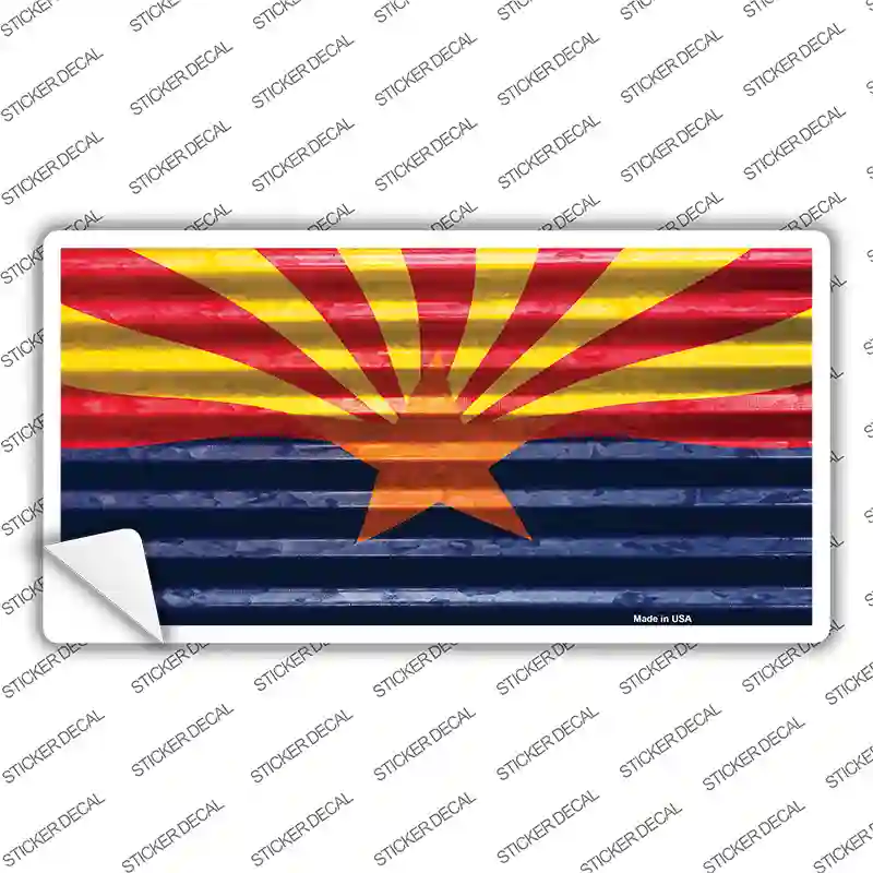 Arizona Flag Novelty Sticker Decal