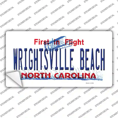Wrightsville Beach North Carolina Novelty Sticker Decal