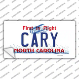 Cary North Carolina Novelty Sticker Decal