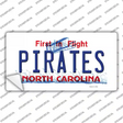 Pirates North Carolina Novelty Sticker Decal