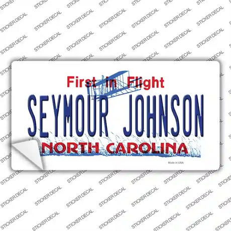 Seymour Johnson North Carolina Novelty Sticker Decal
