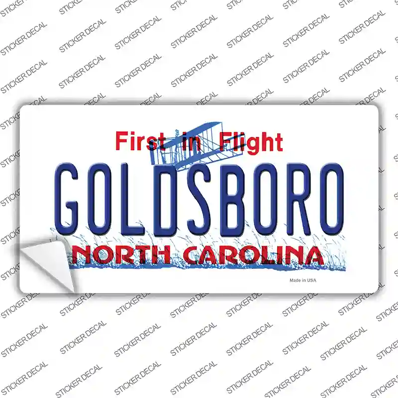 Goldsboro North Carolina Novelty Sticker Decal