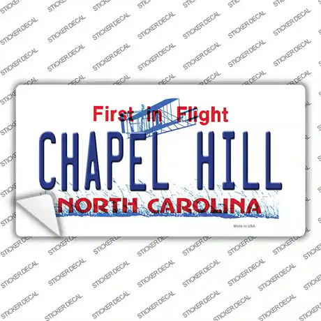 Chapel Hill North Carolina Novelty Sticker Decal