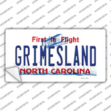 Grimesland North Carolina Novelty Sticker Decal