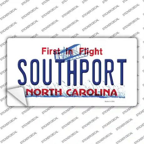 Southport North Carolina Novelty Sticker Decal