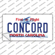 Concord North Carolina Novelty Sticker Decal