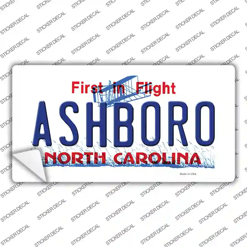 Ashboro North Carolina Novelty Sticker Decal