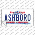 Ashboro North Carolina Novelty Sticker Decal