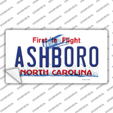 Ashboro North Carolina Novelty Sticker Decal