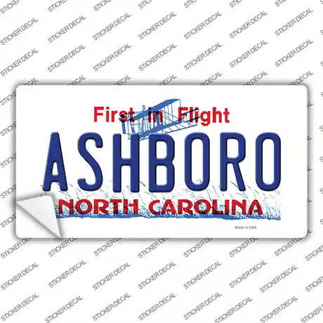 Ashboro North Carolina Novelty Sticker Decal