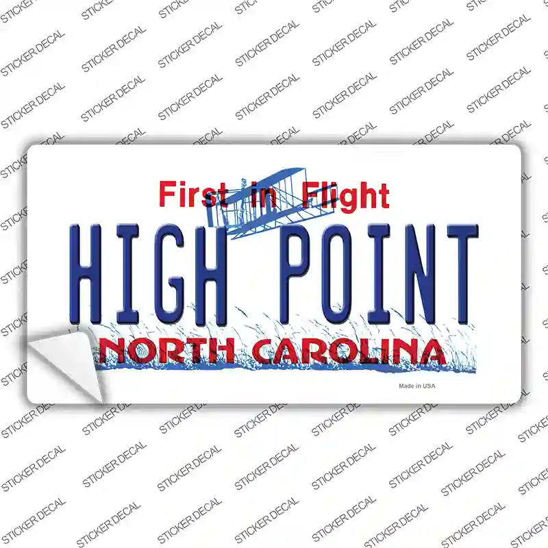 High Point North Carolina Novelty Sticker Decal