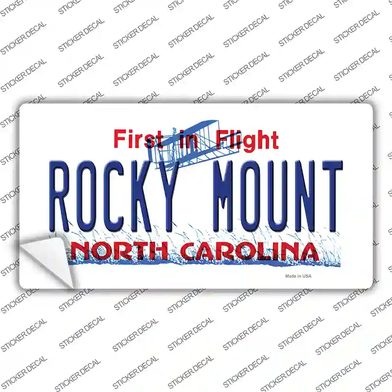 Rocky Mount North Carolina Novelty Sticker Decal