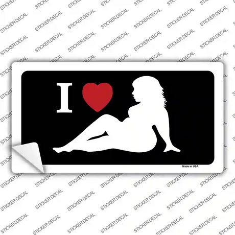 Full Figured Women Novelty Sticker Decal