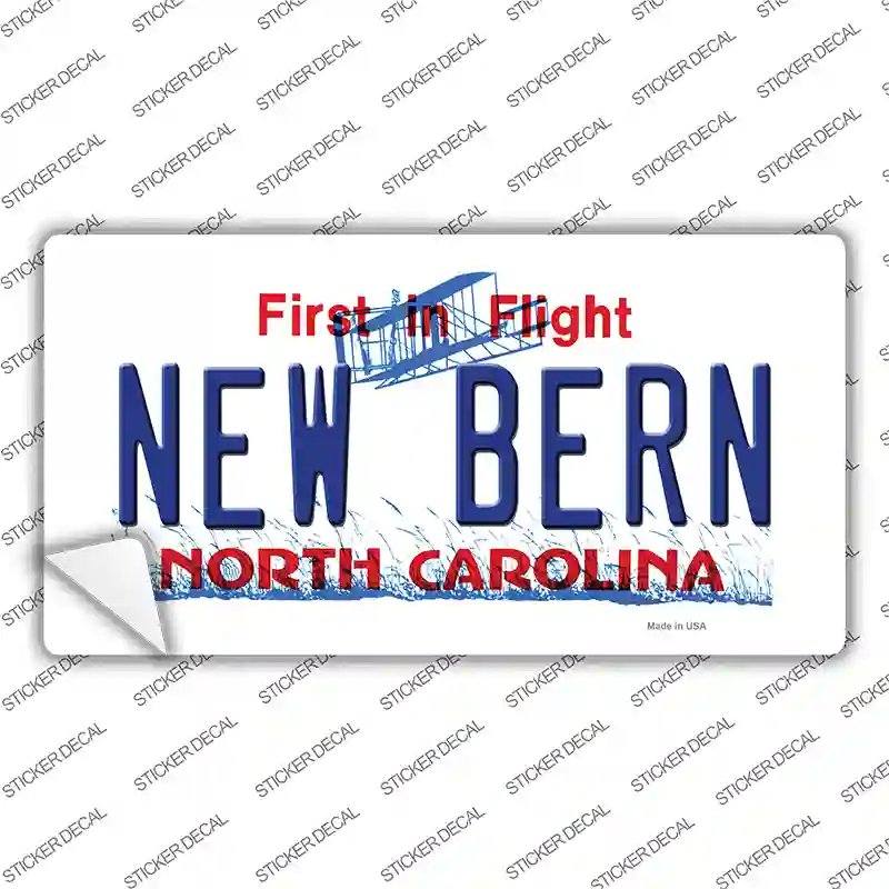 New Bern North Carolina Novelty Sticker Decal