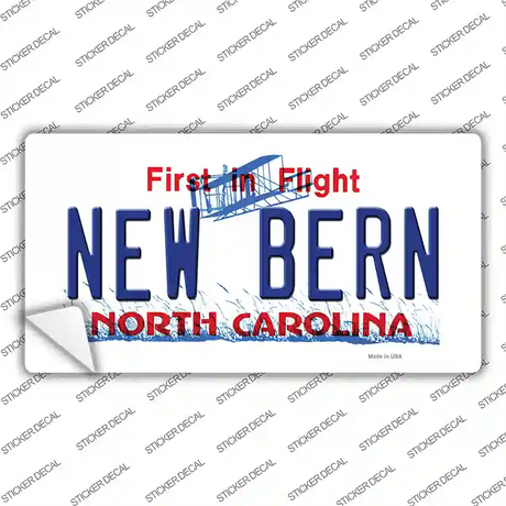 New Bern North Carolina Novelty Sticker Decal