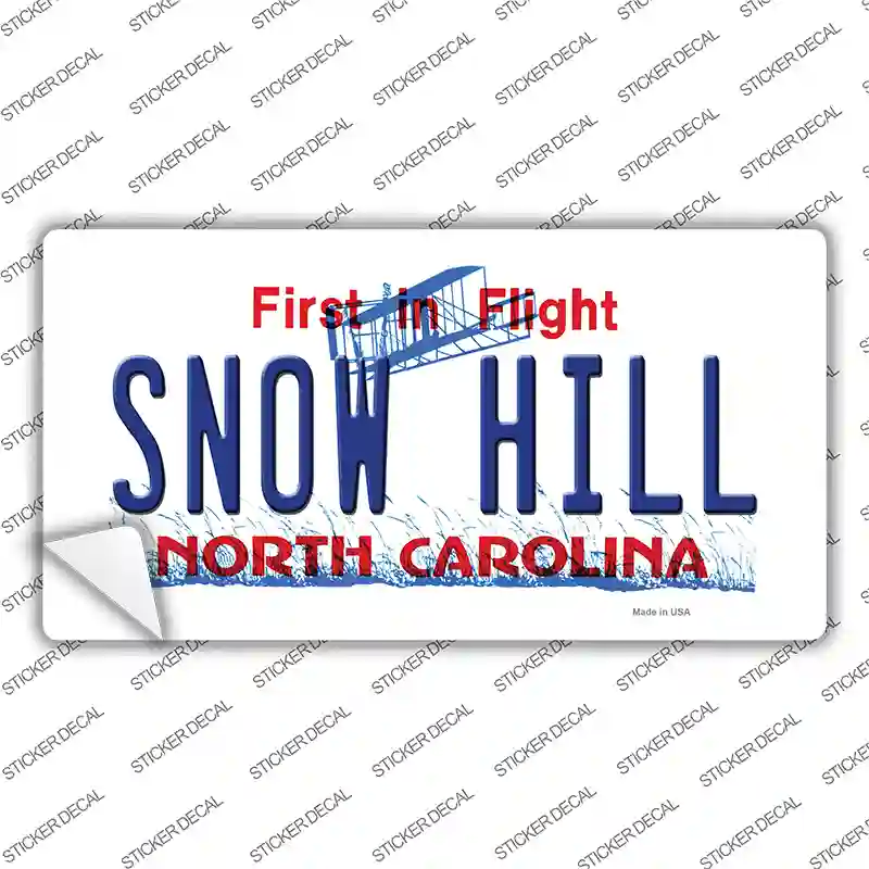 Snow Hill North Carolina Novelty Sticker Decal