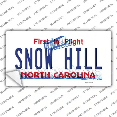 Snow Hill North Carolina Novelty Sticker Decal