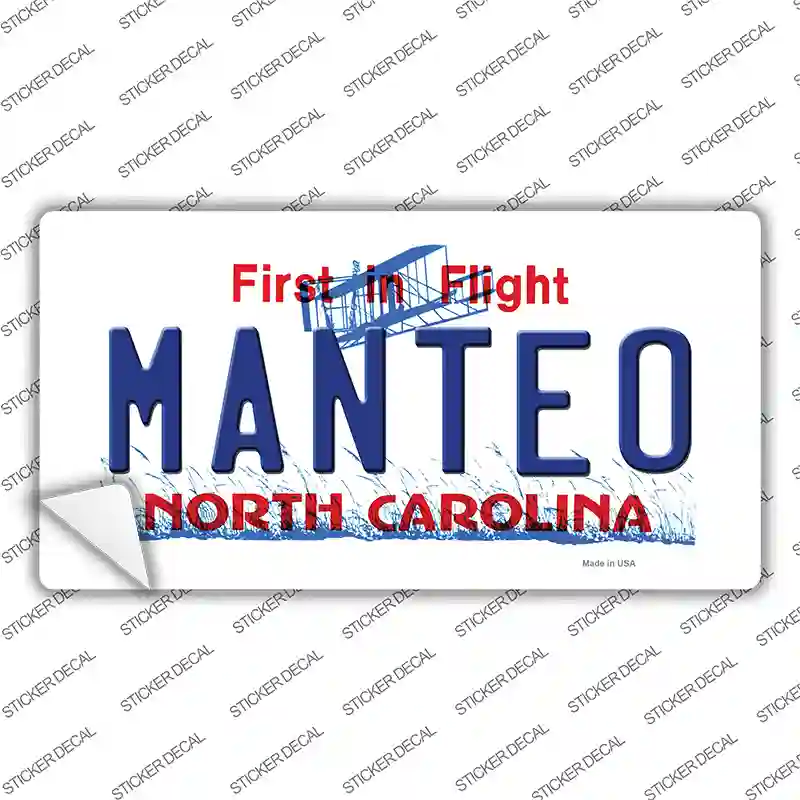 Manteo North Carolina Novelty Sticker Decal
