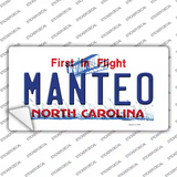 Manteo North Carolina Novelty Sticker Decal