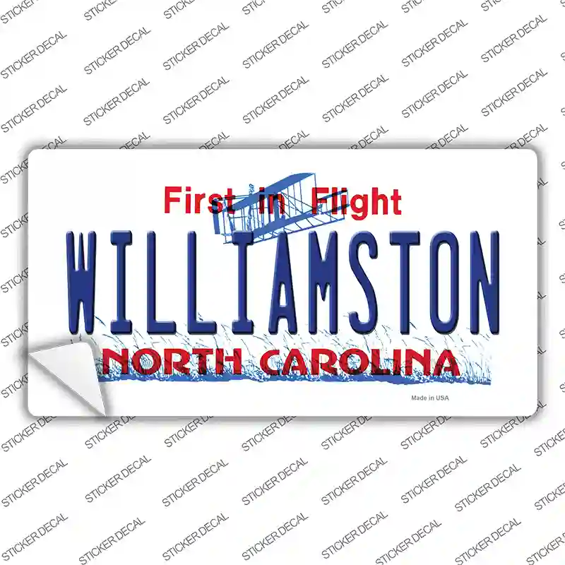 Williamston North Carolina Novelty Sticker Decal