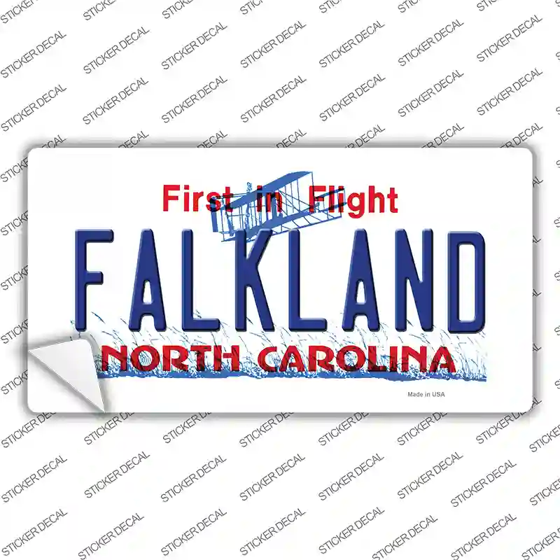 Falkland North Carolina Novelty Sticker Decal