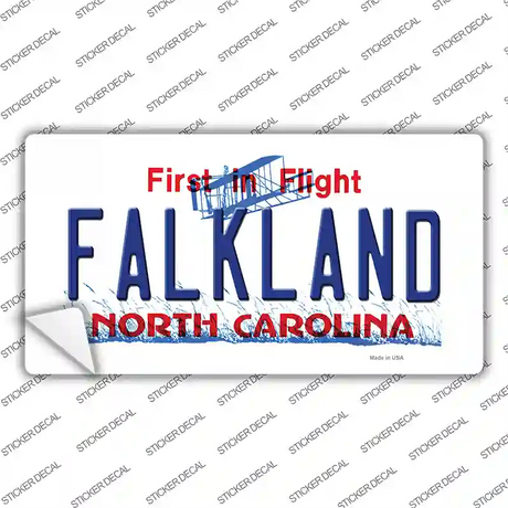 Falkland North Carolina Novelty Sticker Decal