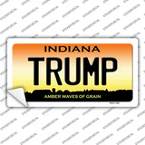 Trump Indiana Novelty Sticker Decal