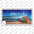 John 3 16 Beach Novelty Sticker Decal