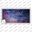 Live By Faith Novelty Sticker Decal
