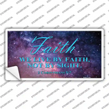 Live By Faith Novelty Sticker Decal