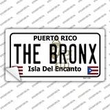 The Bronx Puerto Rico Novelty Sticker Decal