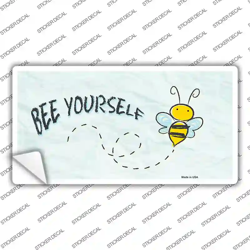Bee Yourself Novelty Sticker Decal