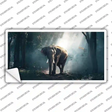 Elephant in the Woods Novelty Sticker Decal