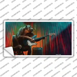 Monkey with Guitar Novelty Sticker Decal