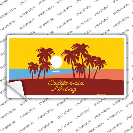 California Living Novelty Sticker Decal