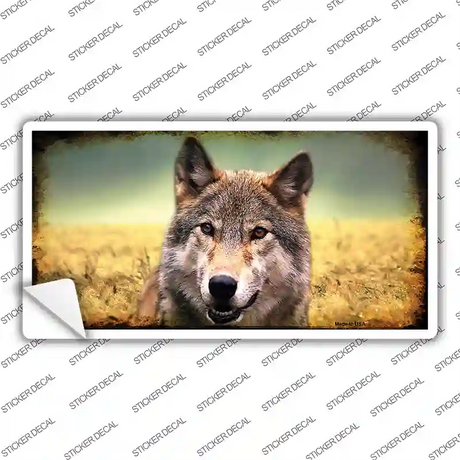 Wolf Novelty Sticker Decal