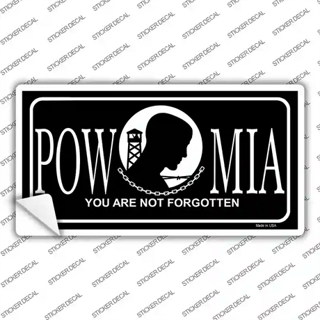 POW-MIA Novelty Sticker Decal