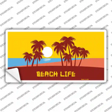 Beach Life Novelty Sticker Decal