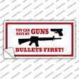 Bullets First Novelty Sticker Decal
