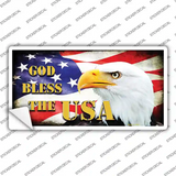 God Bless The USA Novelty Sticker Decal