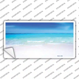 Beach Scene Novelty Sticker Decal