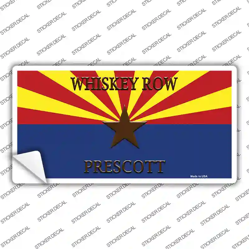 Whiskey Row Prescott Arizona Novelty Sticker Decal