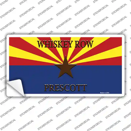 Whiskey Row Prescott Arizona Novelty Sticker Decal