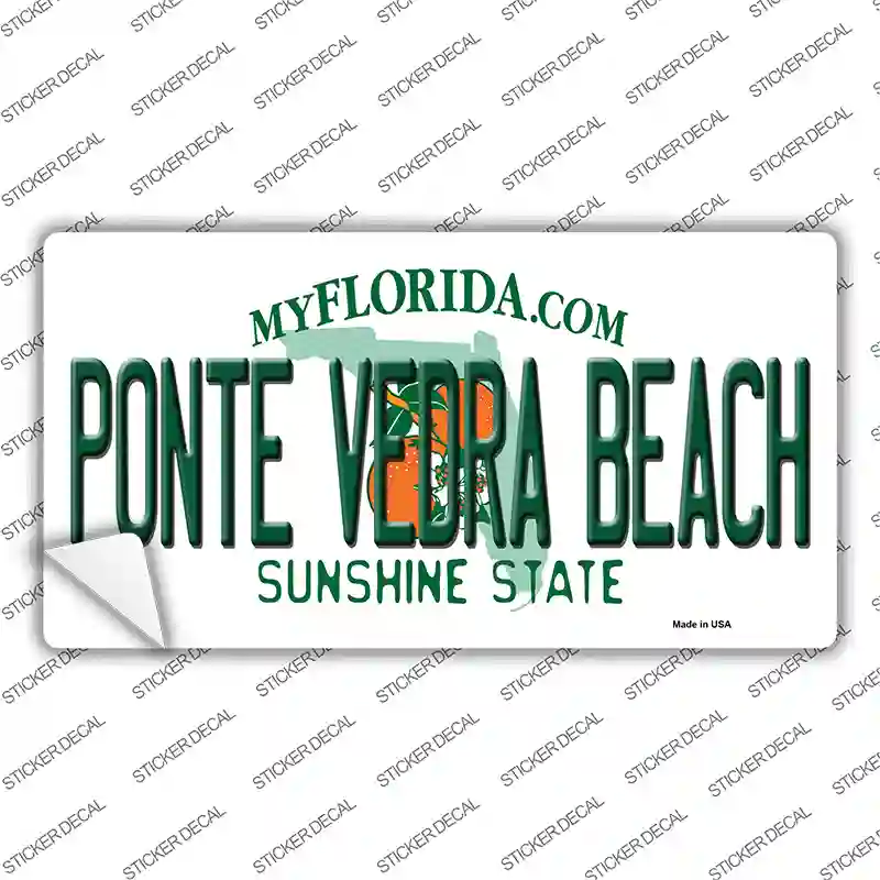 Florida Ponte Vedra Beach Novelty Sticker Decal