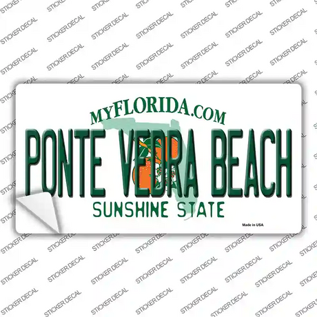 Florida Ponte Vedra Beach Novelty Sticker Decal
