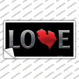 Lower Peninsula Novelty Sticker Decal