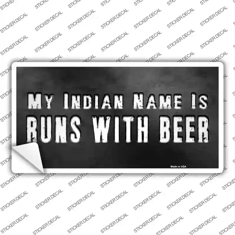 My Indian Name Novelty Sticker Decal