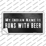 My Indian Name Novelty Sticker Decal