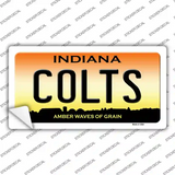 Indiana Colts Novelty Sticker Decal